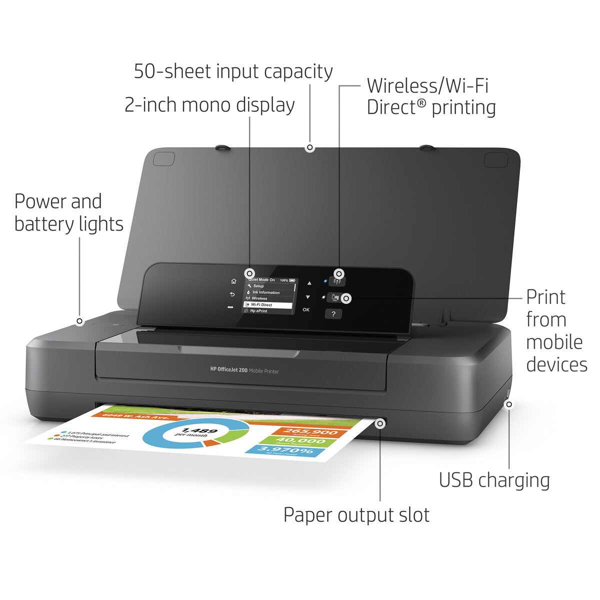 HP OfficeJet 200 Mobile Printer