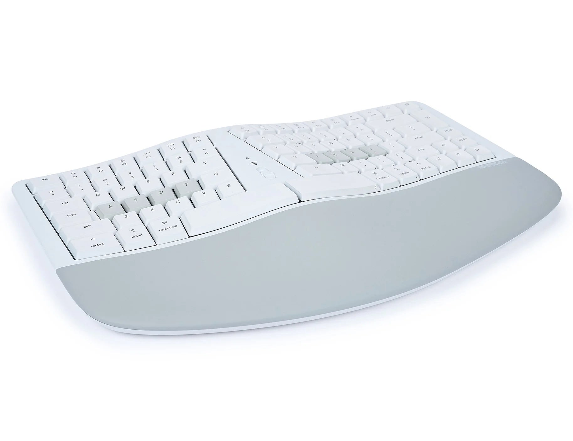 Kinesis mWave Mechanical Keyboard White - Wired & Wireless Bluetooth for Mac