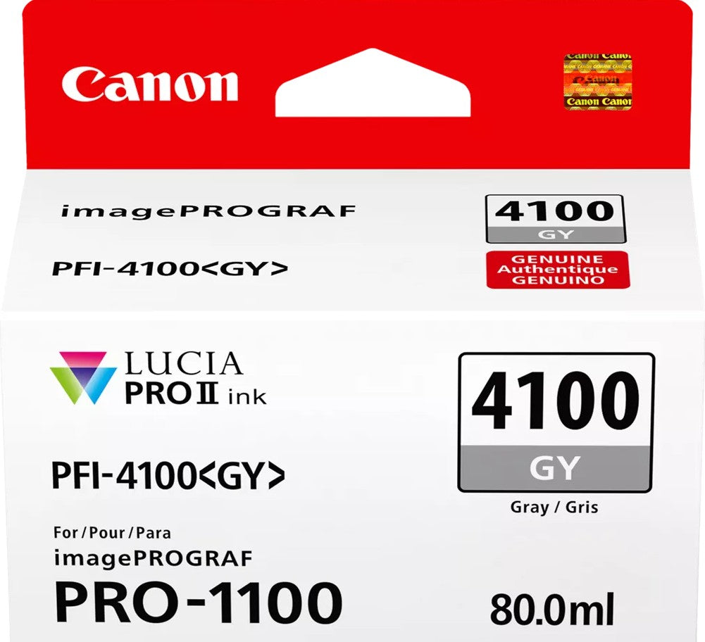 PFI-4100GY Canon Grey Ink Tank