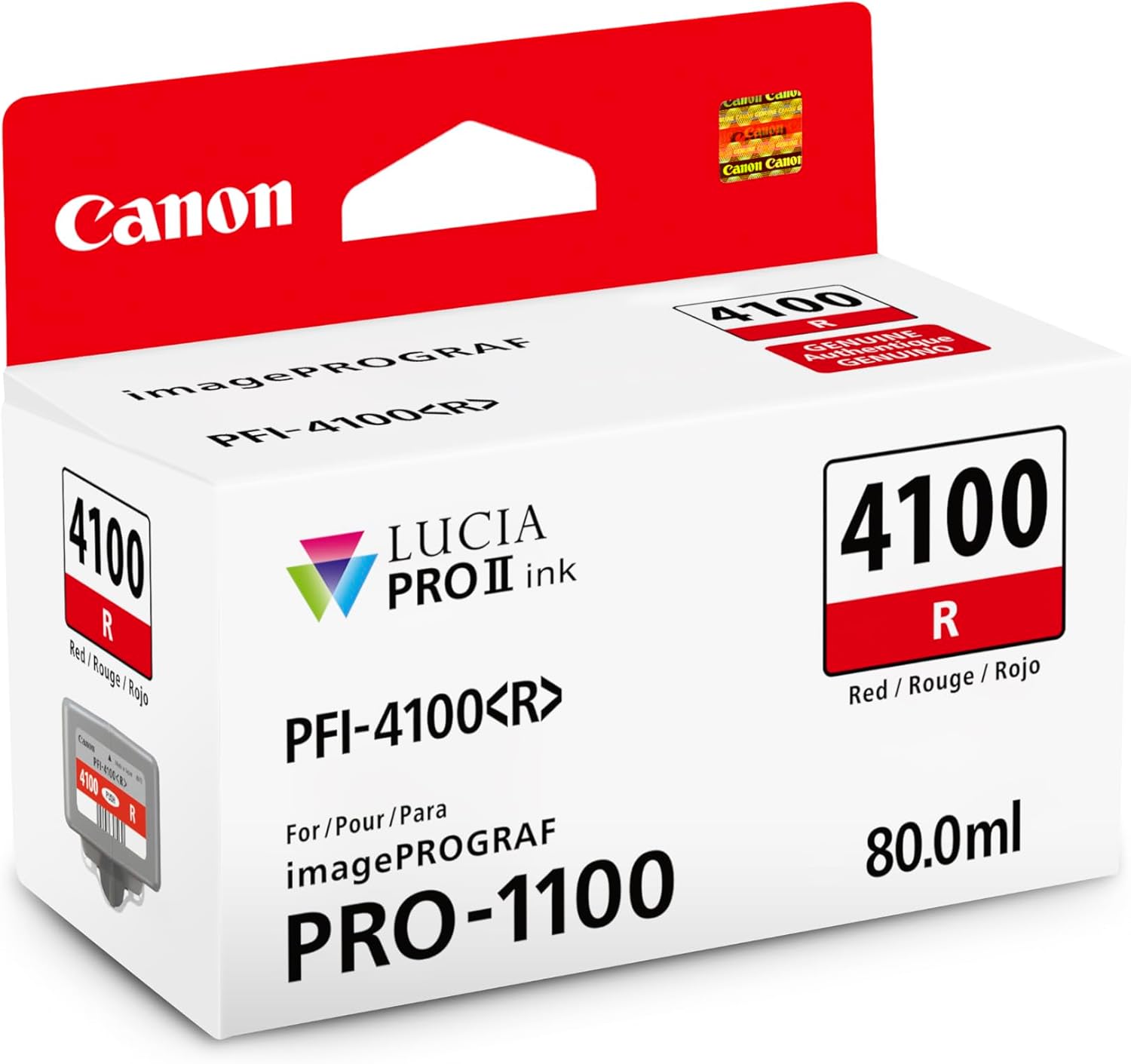 PFI-4100R Canon Red Ink Tank