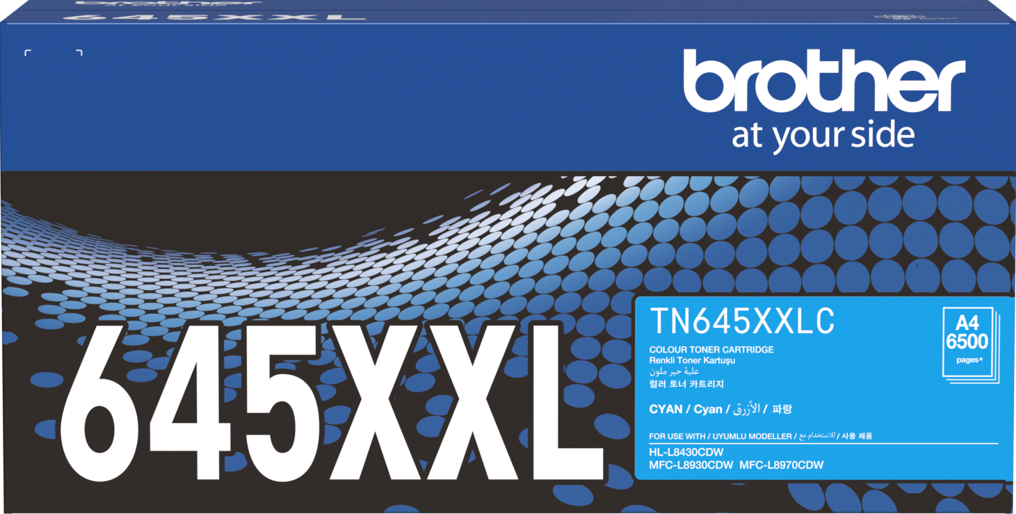 TN645XXLC Brother Super High Capacity Cyan Toner