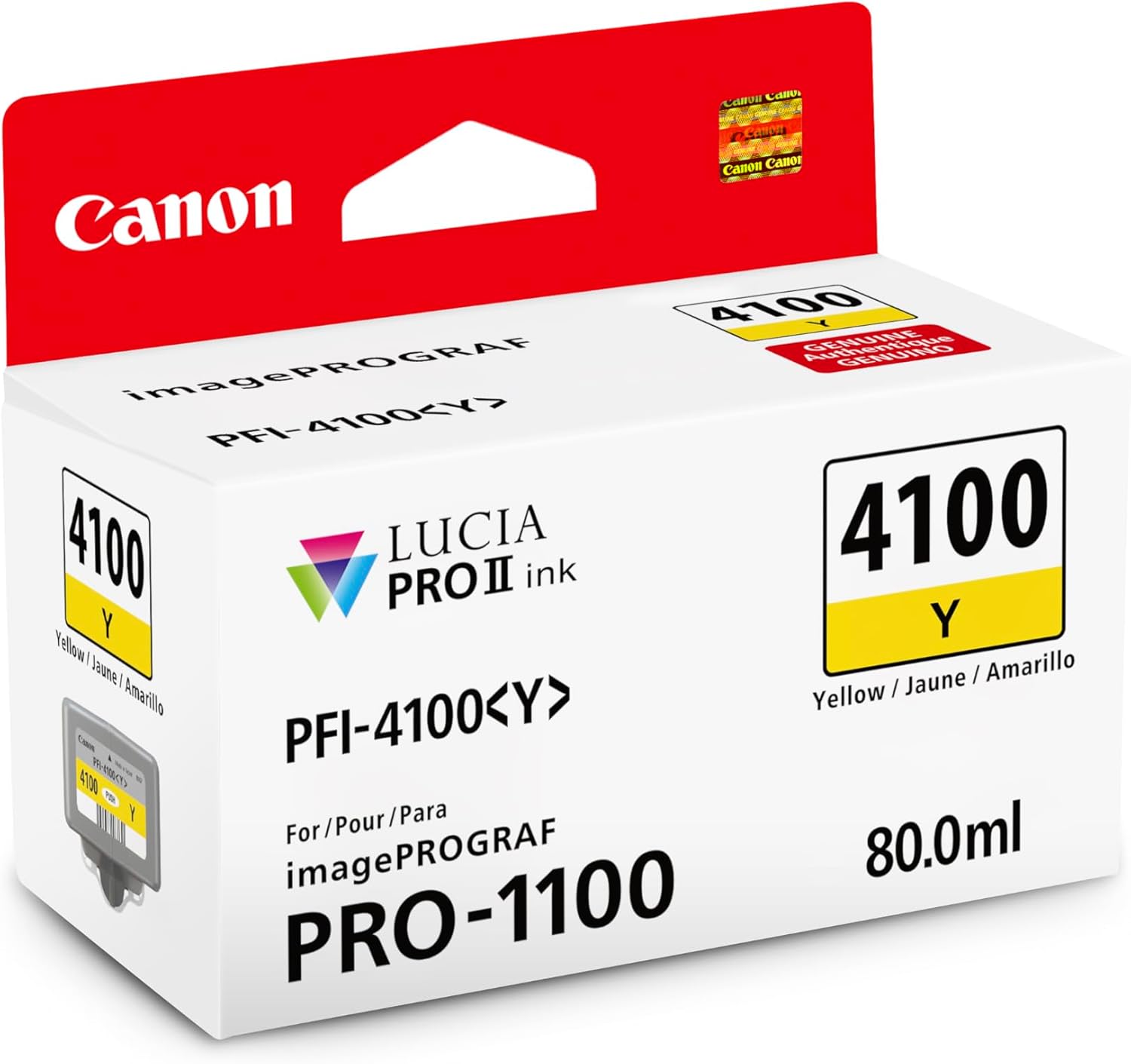 PFI-4100Y Canon Yellow Ink Tank