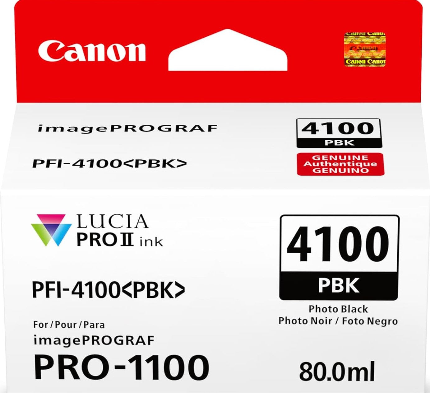 PFI-4100PBK Canon Photo Black Ink Tank