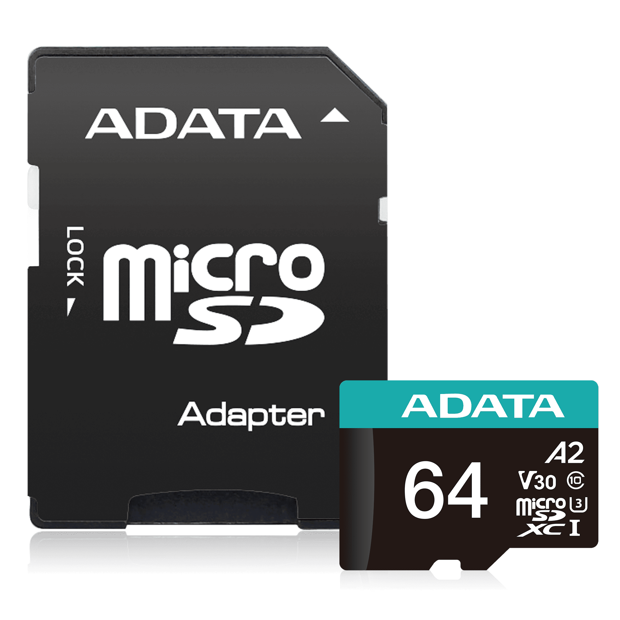 ADATA Premier Pro microSDXC Card with Adapter - 64GB
