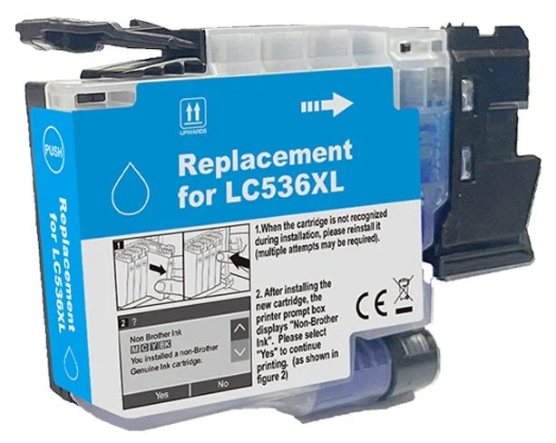 LC536XLC Compatible High Yield Cyan Ink Cartridge