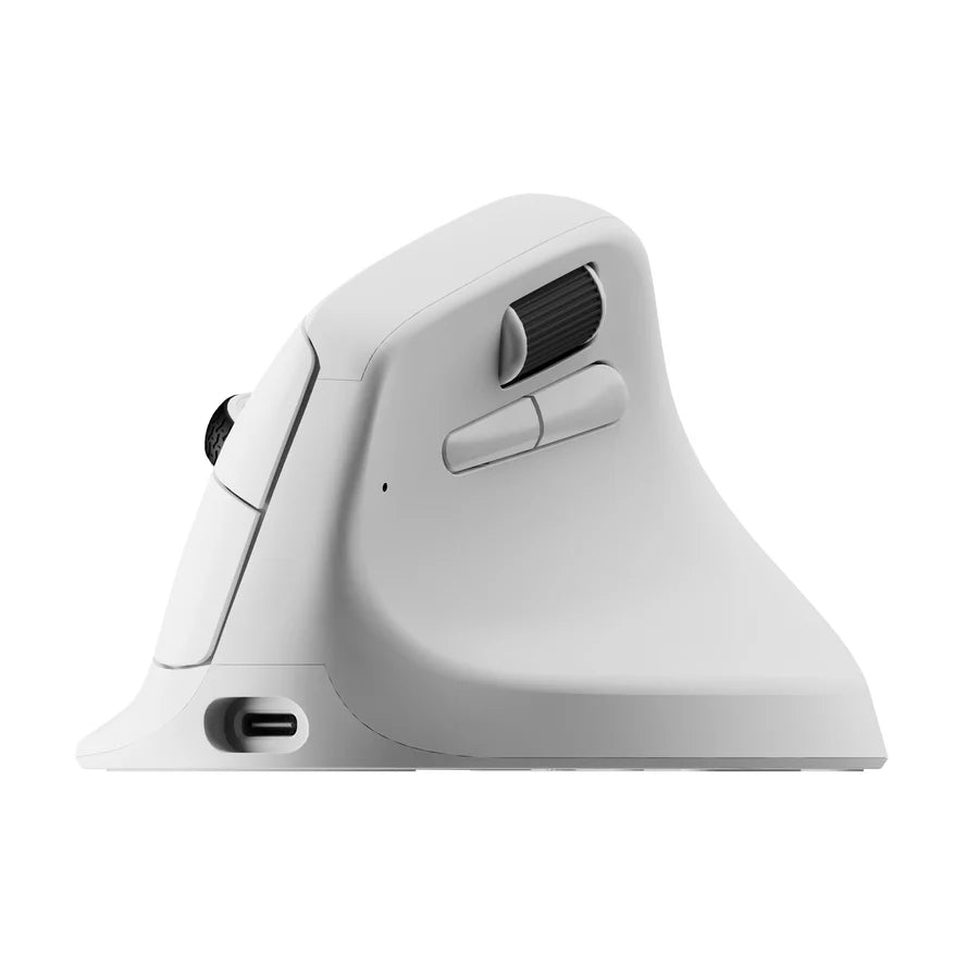 Keychron M5 Ergonomic Wireless/Bluetooth Mouse - White