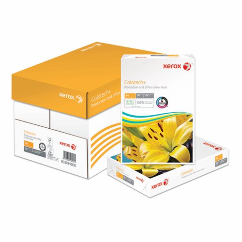 A4 90gsm White Colortech+ Xerox Digital Uncoated Paper 500 sheets