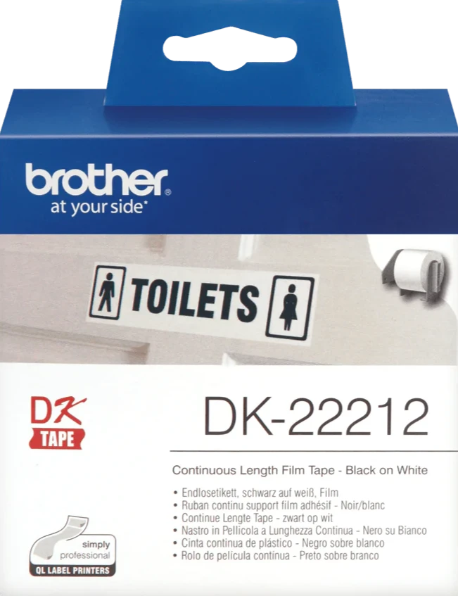 DK22212 Brother 62mm Continuous Length Film