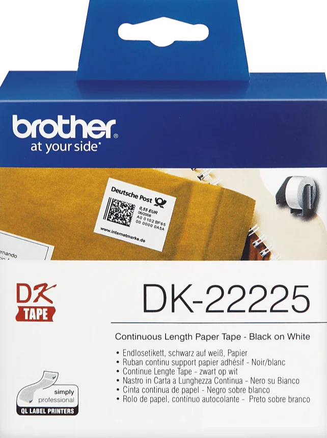 DK22225 Brother 38mm Continuous Paper Label