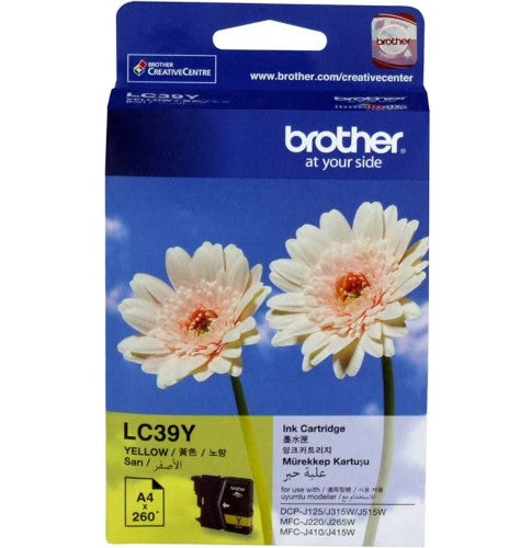 LC39Y Brother Yellow Cartridge