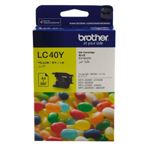 LC40Y Brother Yellow Cartridge