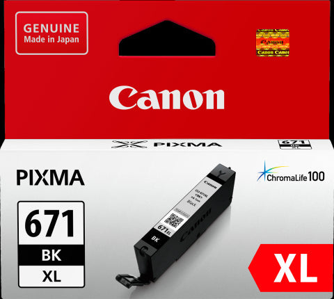 CLI-671XLBK Canon Hi Capacity Black Ink