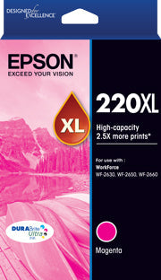 220XL Epson High Capacity Magenta Ink Cartridge