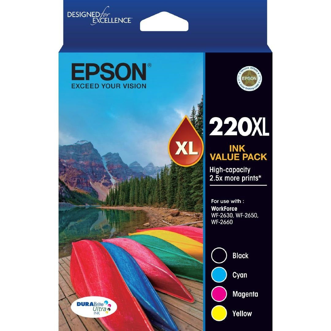 220XL Epson High Capacity Ink Cartridge Value Pack