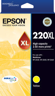 220XL Epson High Capacity Yellow Ink Cartridge