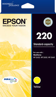 220 Epson Std Capacity Yellow Ink Cartridge