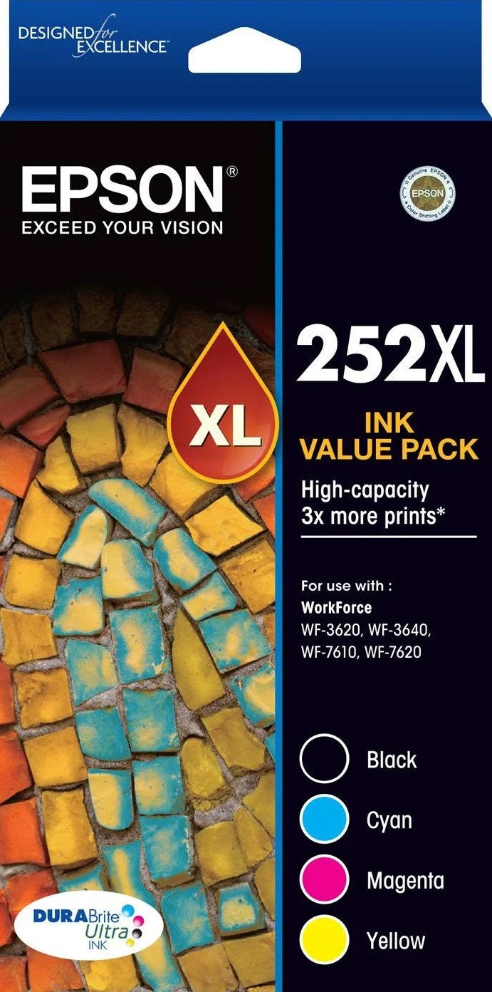252XL Epson High Capacity Value Ink Pack