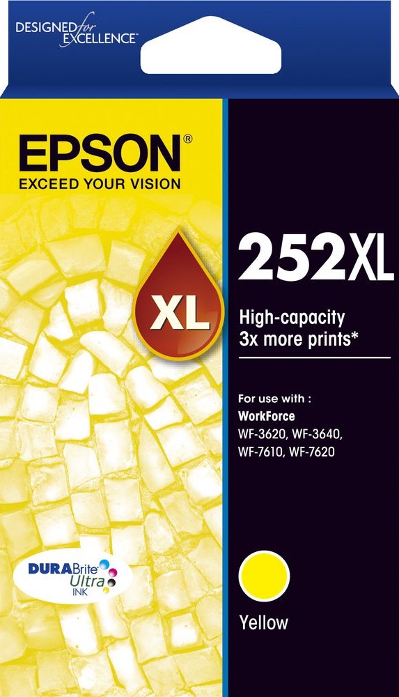 252XL Epson High Capacity Yellow ink