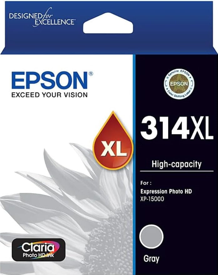 314XL Epson High Capacity Grey Ink Cartridge