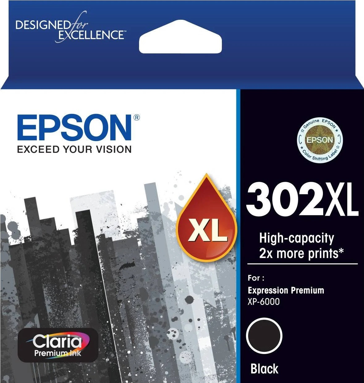 302XL Epson High Capacity Black Ink Cartridge