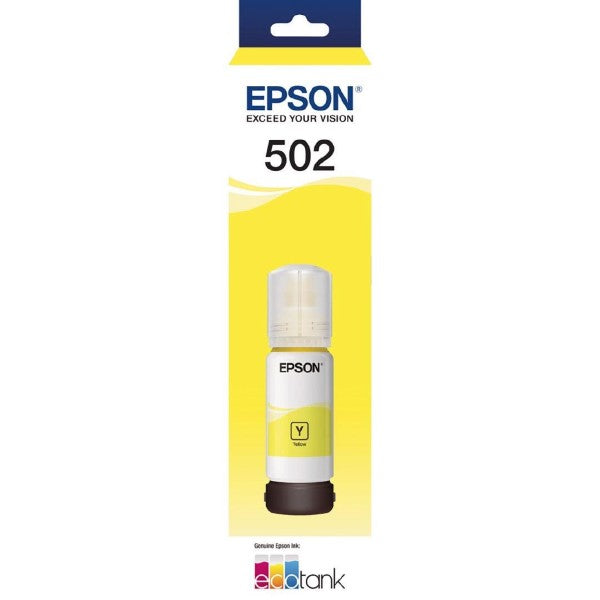 T502 Epson Yellow Ink Bottle