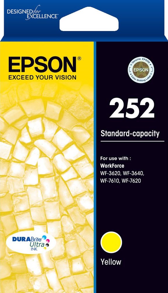 Epson 252 - Std Capacity Yellow Ink Cartridge