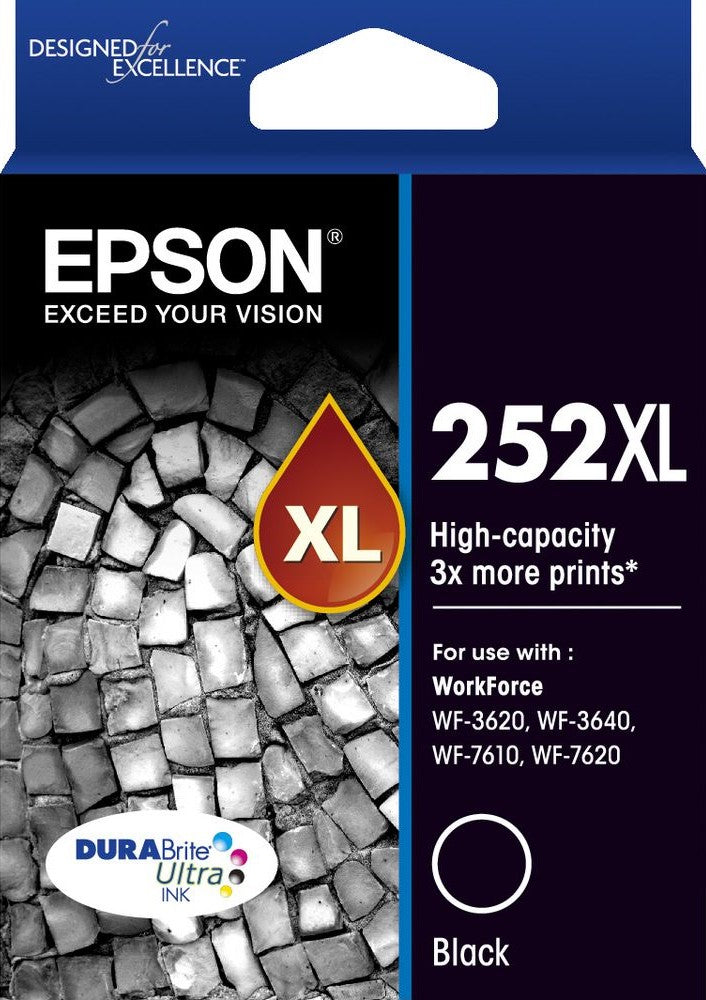 252XL Epson High Capacity Black ink