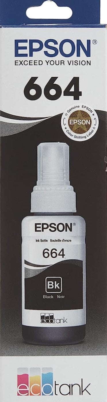 T664 Epson Black Ink Bottle