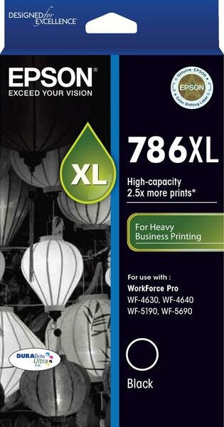 786XL Epson High Capacity Black Ink