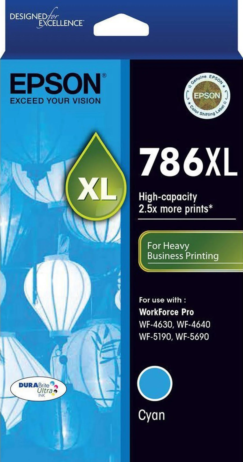 786XL Epson High Capacity Cyan ink