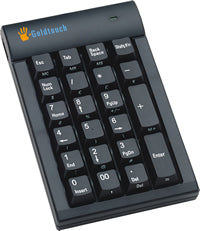 Goldtouch USB Numeric Keypad - Black with Hub