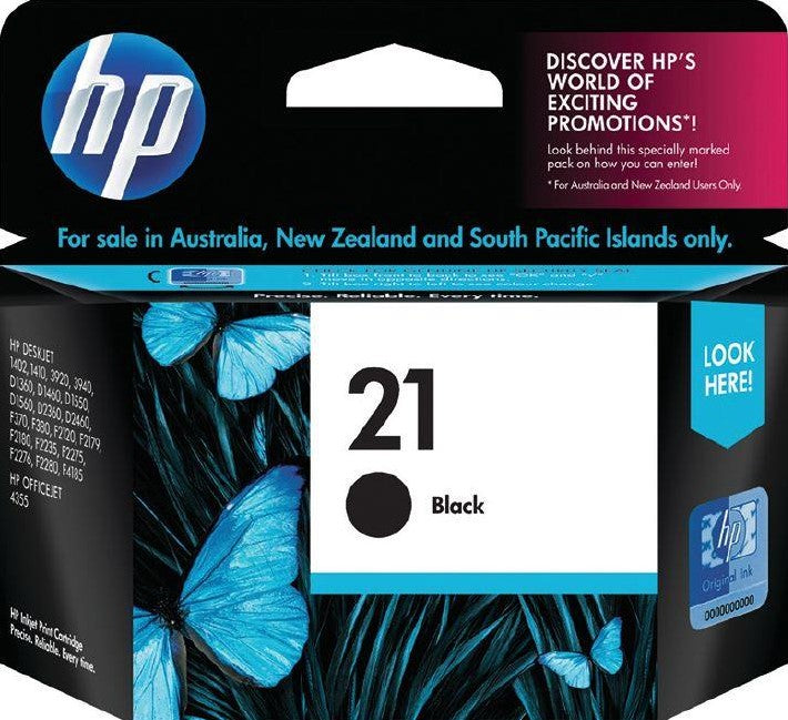 21 HP Black Cartridge
