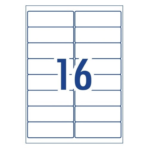 Okin Labels - 16 Labels per sheet (100 sheets)