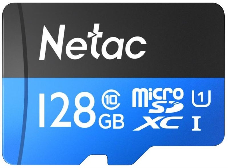Netac P500 128GB UHS-I Micro SDXC Card w/ Adapter