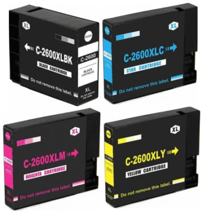 PGI2600XL Compatible Canon High Capacity - Set of 4