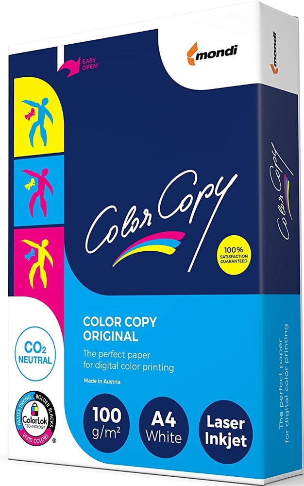 A4 100gsm White Colour Copy Laser Paper - 500 sheets