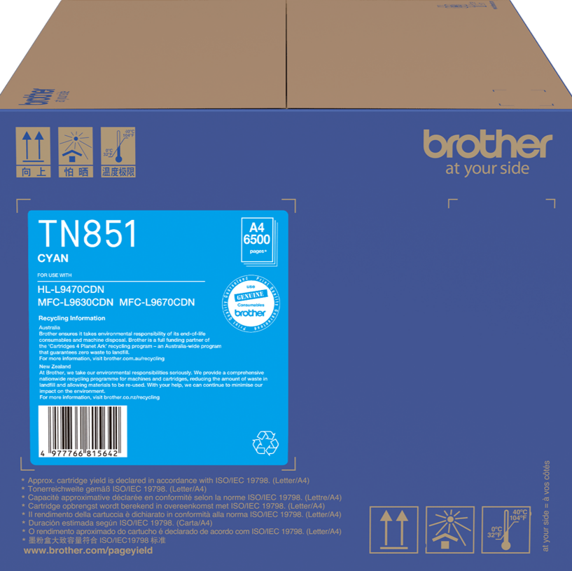 TN851 Brother Cyan Toner