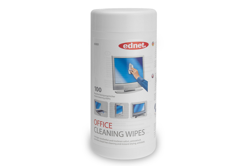 Ednet Office Cleaning Wipes 100 Pack