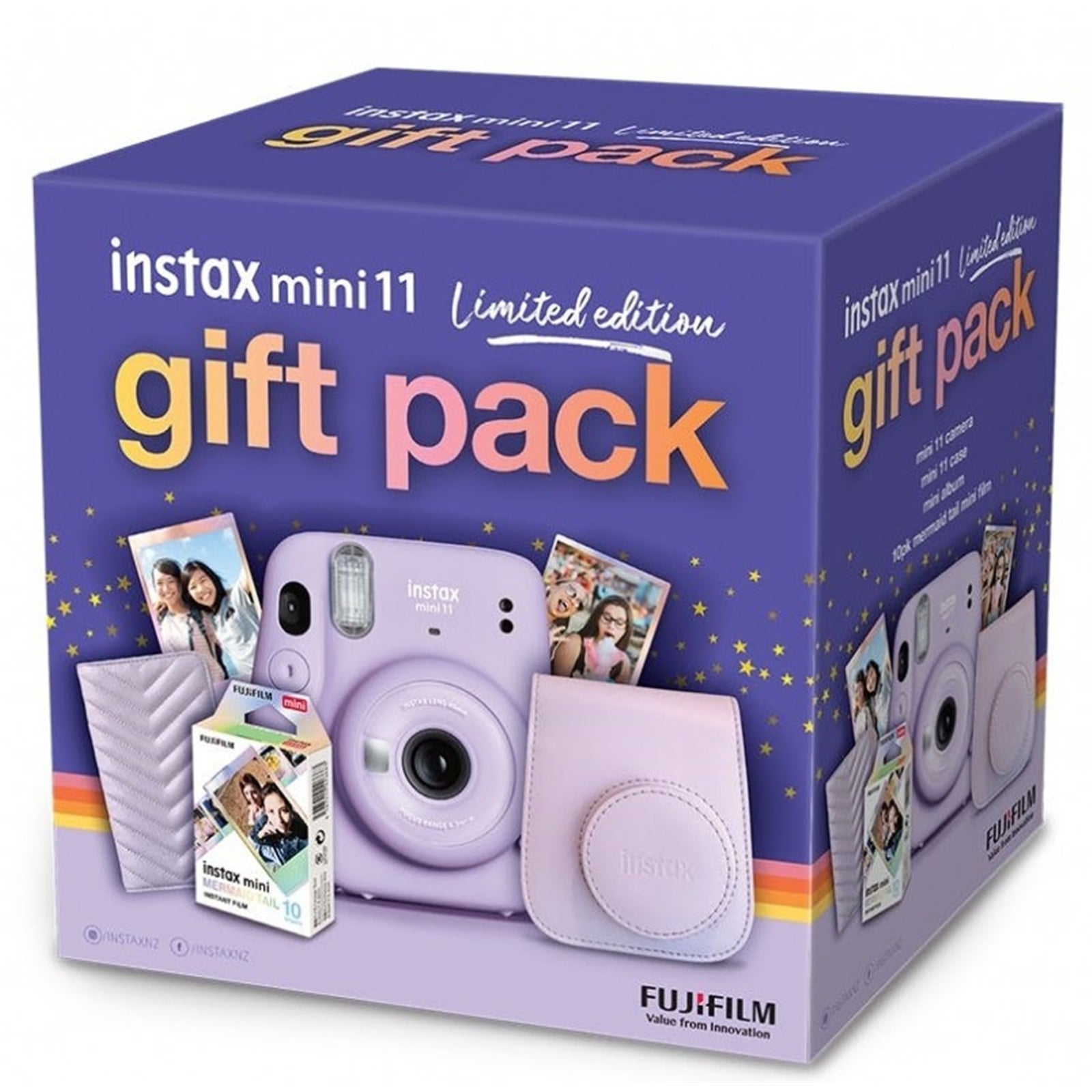 TechWarehouse Instax mini 11 Purple Limited Edition Gift Pack Fujifilm
