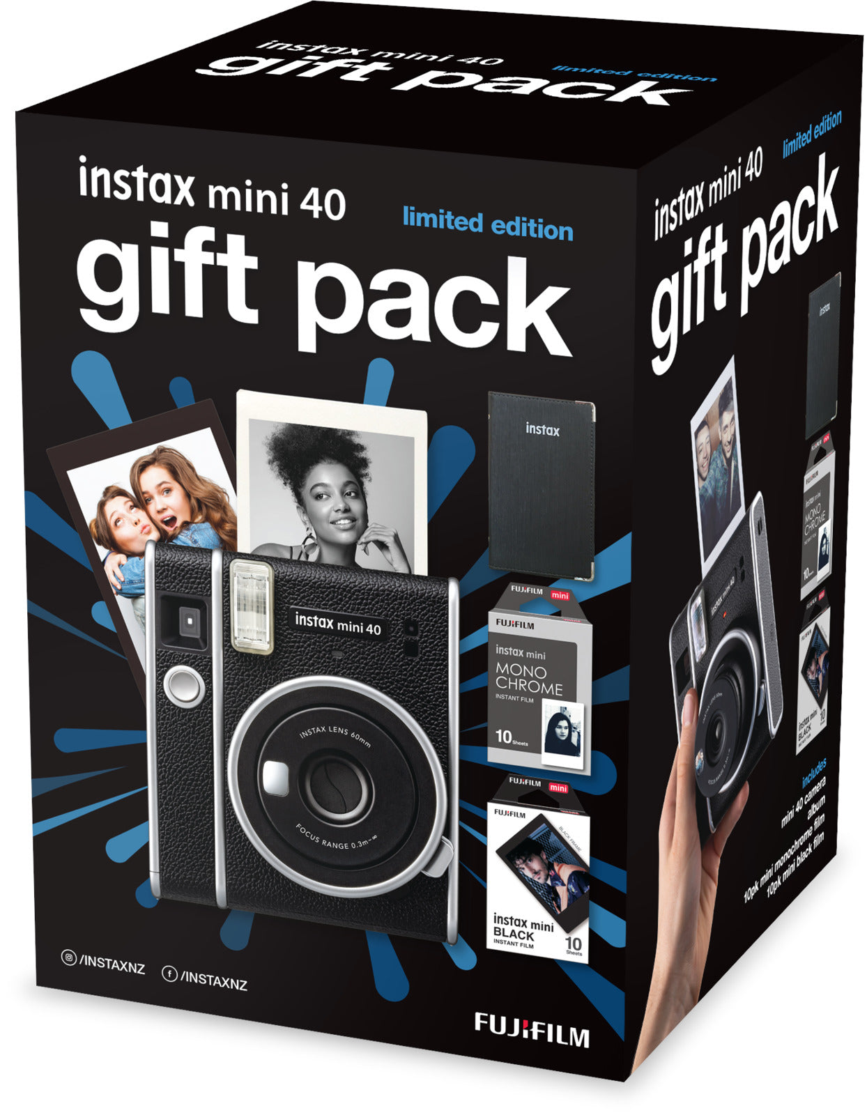 TechWarehouse Instax mini 40 Black Limited Edition Gift Pack Fujifilm