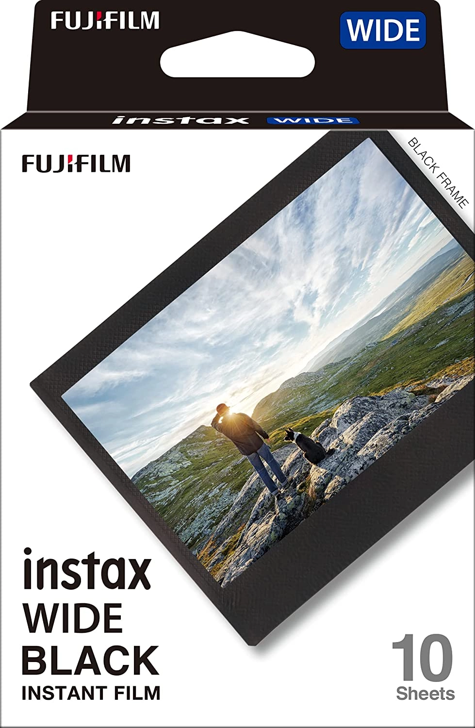 INSTAX Wide Film 10pk Black