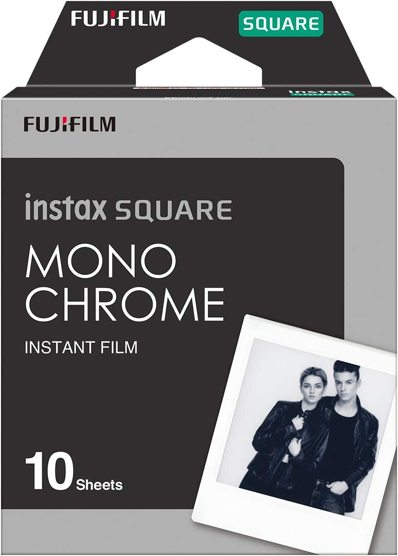 INSTAX Square Film 10pk Monochrome