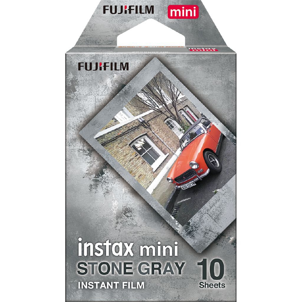 INSTAX Mini Film 10pk Stone Grey