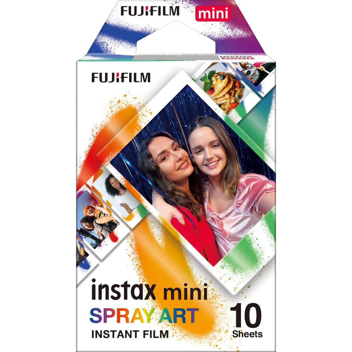 INSTAX Mini Film 10pk Spray Art