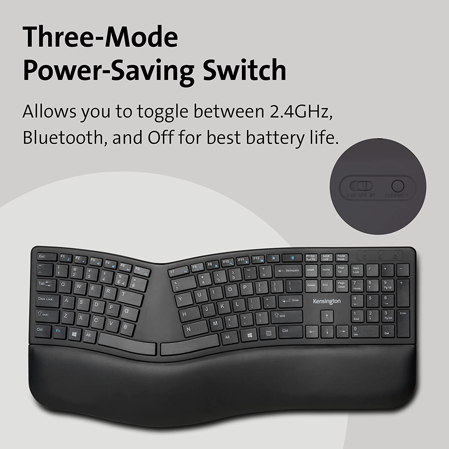 Kensington Pro Fit Ergo Wireless Keyboard