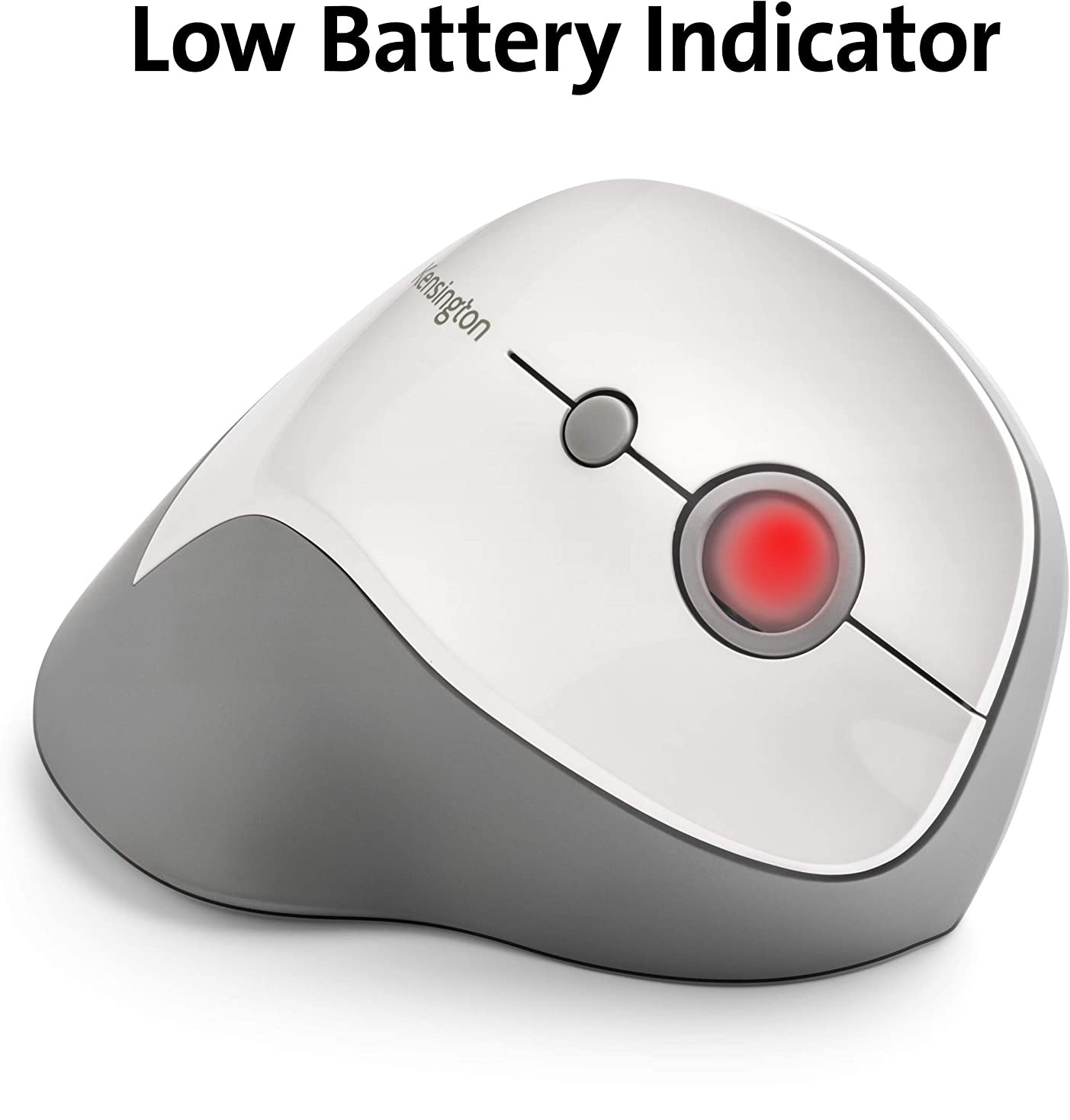 Pro Fit Ergo Vertical Grey Wireless Mouse