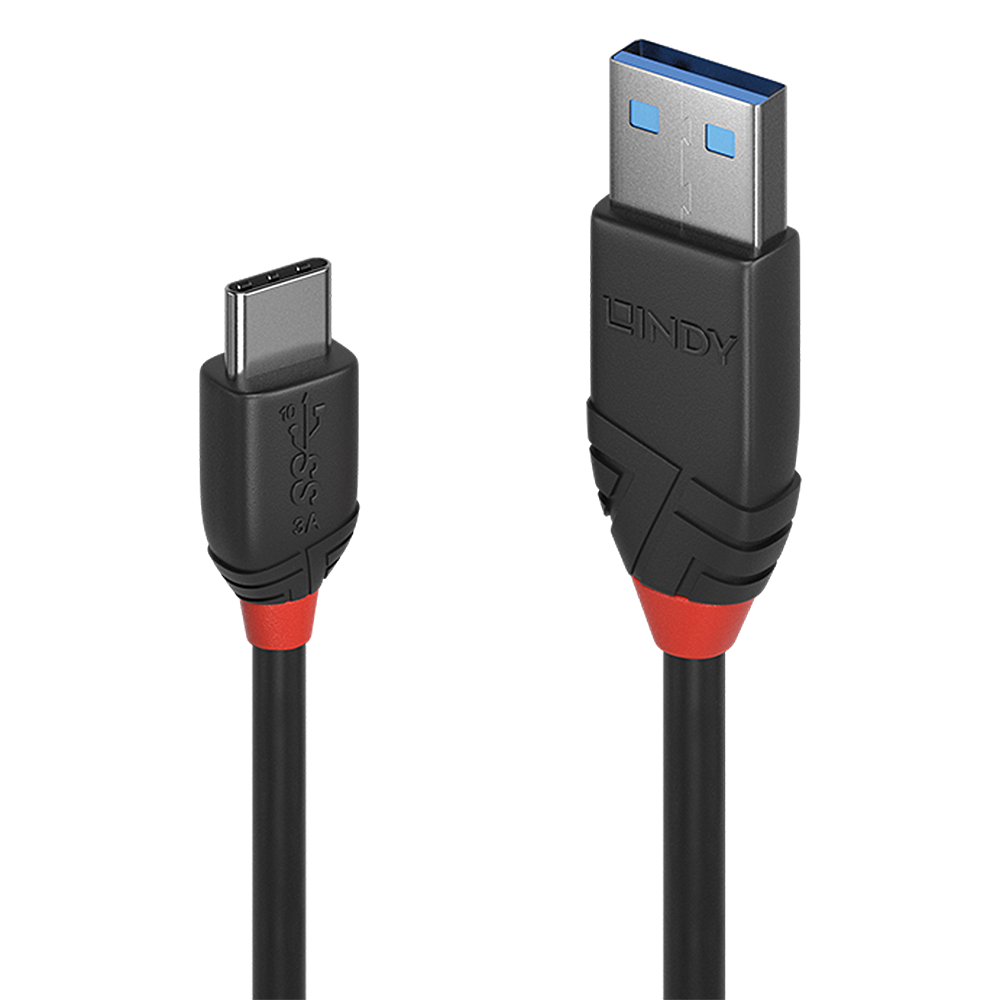 Lindy 1m USB-C 3.1 to USB-A Cable (3A)