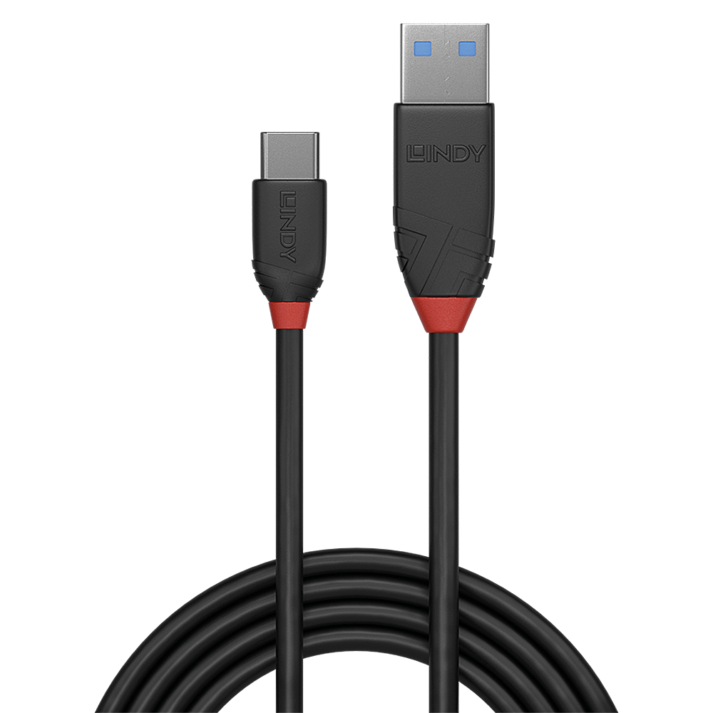 Lindy 1m USB-C 3.1 to USB-A Cable (3A)