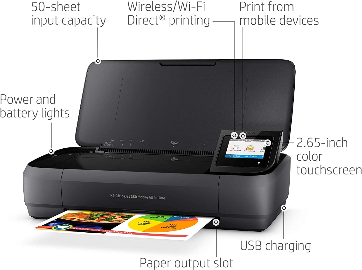 HP OfficeJet 250 Mobile Printer