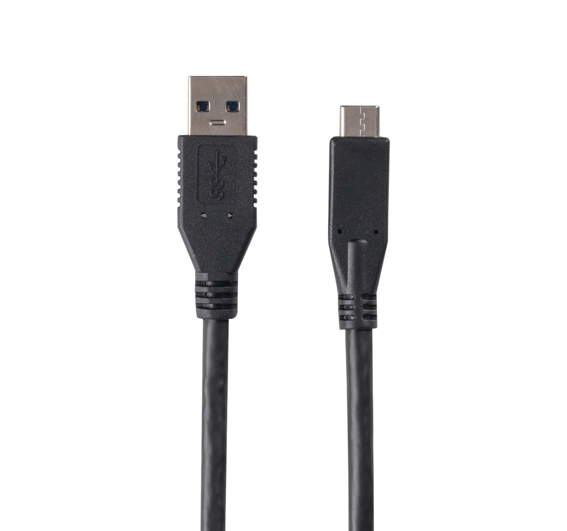 USB 3.1 Type-C To Type-A Male Cable 1m